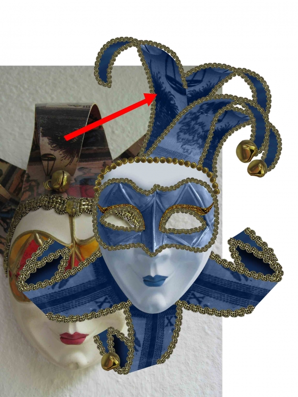 Creation of Blue mask: Step 14